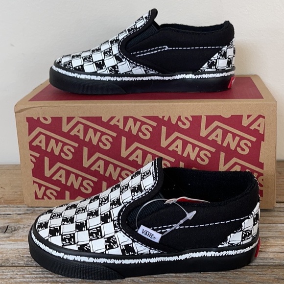 vans slip on sketch checkerboard